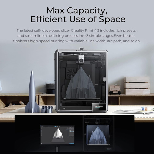 Creality K1 Max Impresora 3d 600 Mm/s Con Ai Cámara