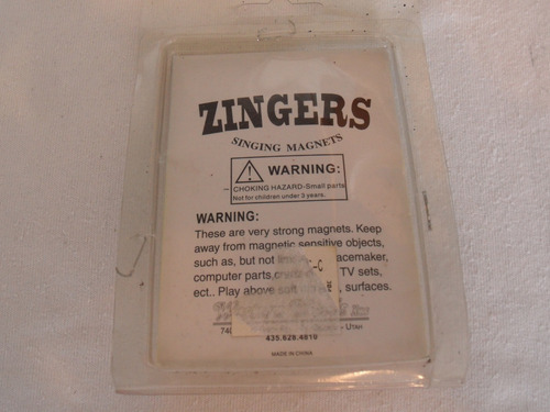 Zingers 2 Imanes Redondos Antiestres