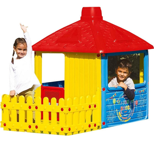 Casita De Plástico Pvc P/ Niño Dolu Producto Europeo El Rey