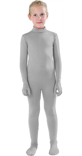 Disfraces De Body Enterizo Estilo Zentai Gris Claro Talla Xl