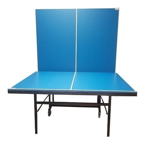Mesa de ping pong PingPong Argentina Gold fabricada en MDF color azul