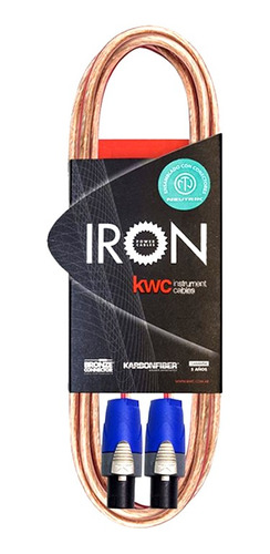 Cable Bafle Kwc Iron 404 Speakon/speakon 6 Mts 