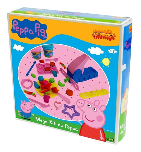 Brinquedo Mega Kit De Massinha Da Peppa Pig Sunny 1851