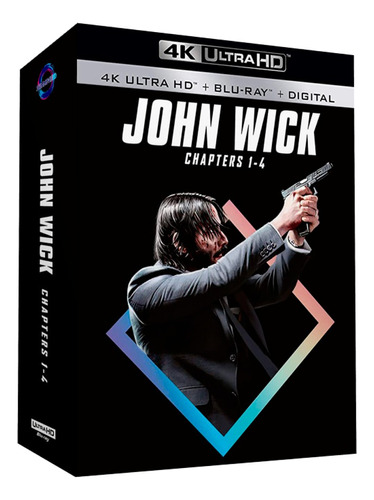 John Wick Coleccion 4 Peliculas Bluray 4k Uhd 25gb