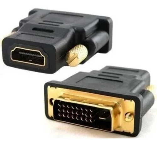 Adaptador Convertidor Dvi 24+1 Pines Macho A Hdmi Hembra