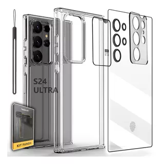 Kit Funda Transparente Para Serie Samsung Galaxy S +micas Hd