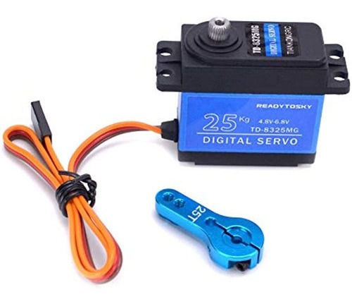 Rc 25kg Servo Digital Servo De Engranaje Metálico De Alto Pa