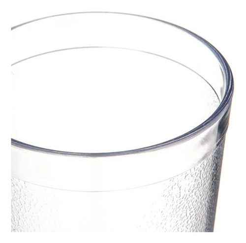 Vaso Hotelero Plastico Policarbonato Resistente 32 Oz 3 Pzs Color Transparente