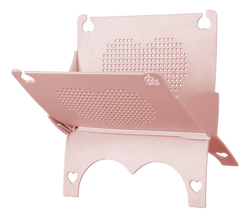Estante De Almacenamiento De Escritorio Soporte De Rosado