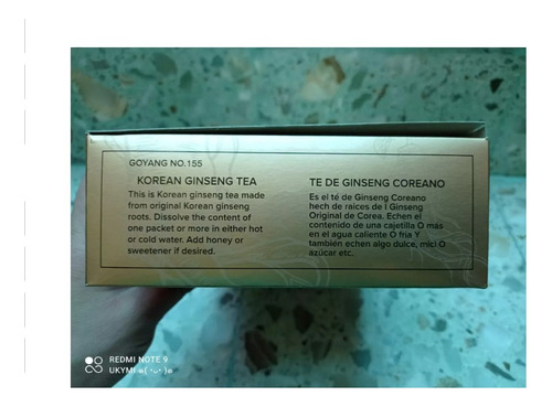 Te Ginseng 2gr Con 100sbs