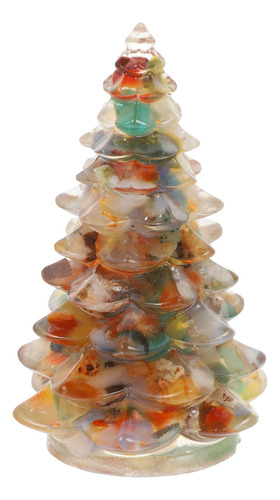 Figura De Árbol De Navidad De Resina, Mini Árbol De Navidad