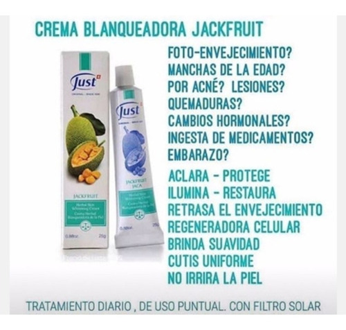 Crema Blanqueadora Jackfruit Just