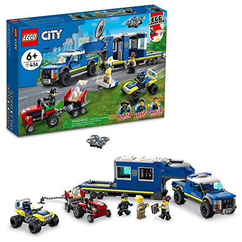 Kit De Construcción Lego City Police Mobile Command Truck 60