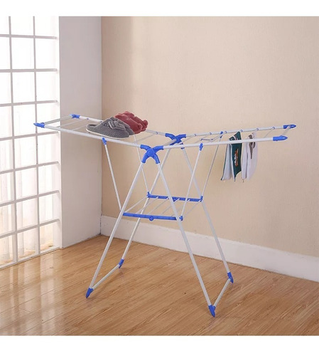 Imagen 7 de 10 de Tendedero De Ropa Perchero 3 Niveles Colgador Plegable