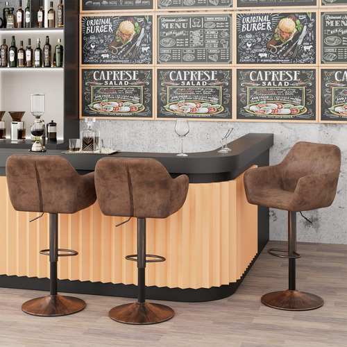 Keyluv Juego De 2 Taburetes De Bar Para Encimera De Cocina
