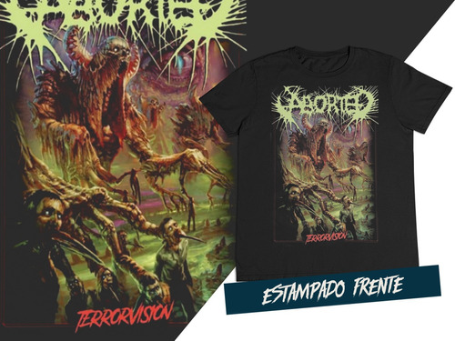 Camiseta Brutal Death Metal Deathgrind Aborted C3