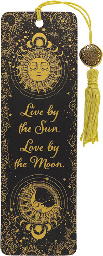 Book : Live By The Sun Love By The Moon Beaded Bookmark -..