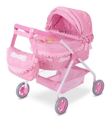 Coche Con Bolso Mochila Rosa Muñeca Juguete Regalo Niña ®