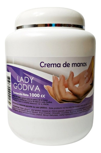 Crema Para Manos Y Cuerpo Lady Godiva X 1 Kg - Aurill