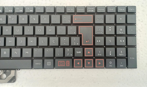 Teclado Para Positivo Vision C15 Lumina Bar Br Cinza
