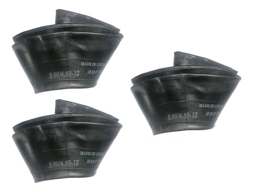 Kit De 3 Camaras 5.00-12 Reforzada Para Motocarro Mototaxi Tipo De Válvula Dunlop