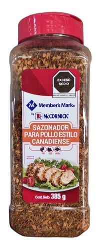 Sazonador Para Pollo Estilo Canadiense 385g