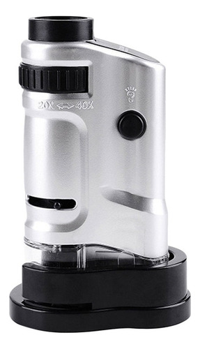 Mini Microscopio Portátil De Bolsillo 20-40x Alcance Digital