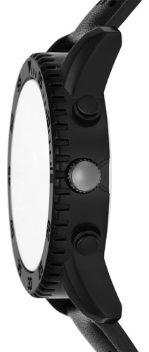 Reloj Caballero Mass Market Fmdfl6067 De Poliuretano Negro Fondo Gunmetal