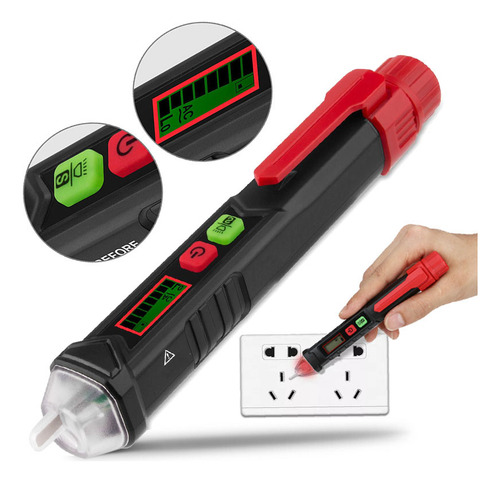 Tester Sensor Detector Lápiz Voltaje 12v- 1000v Sin Contacto