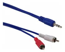 Comprar 3,5mm-m 2-rca-m 5mt Macho-macho Cable Audio Plug-rca Phone-1
