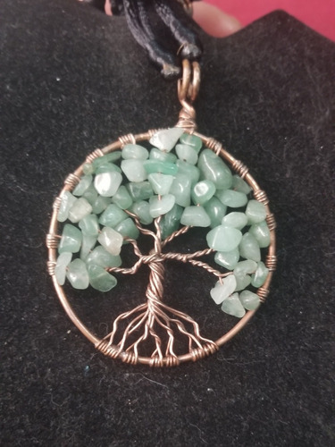 Collar Árbol De La Vida Con Piedra Jade Echo En Ecuador 