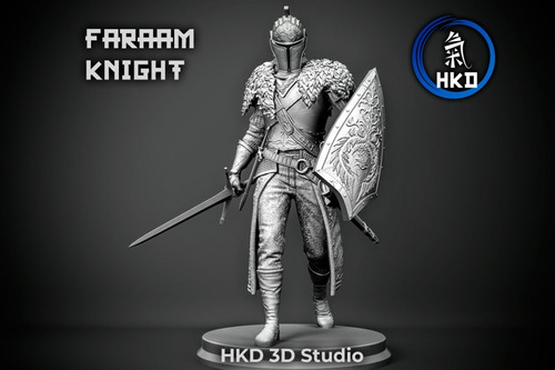 Archivo Stl Impresión 3d - Dark Souls - Faraam Knight