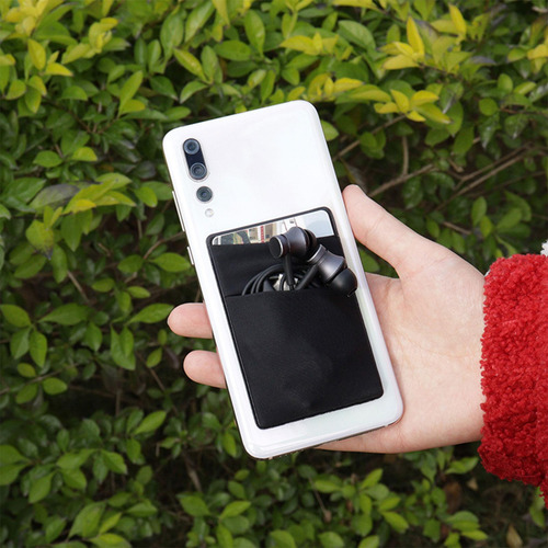 Fundas Para Teléfonos Móviles Tarjetero Adhesivo Con Doble B
