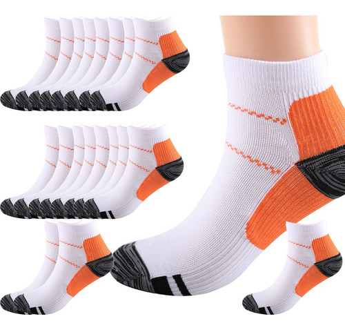 10 Pares De Calcetines De Compresión For Fascia Plantar