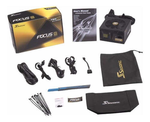 Imagen 8 de 8 de Fuente Seasonic Focus Gm-750 750w 80 Plus Gold (ssr-750fm)