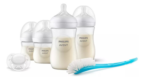 Set De Biberones Natural Philips Avent Response 6pz Color Blanco Liso