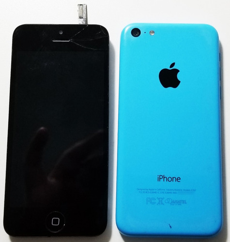 iPhone 5c 8gb Azul ( Funcionando Parcialmente ) Ler Anúncio!
