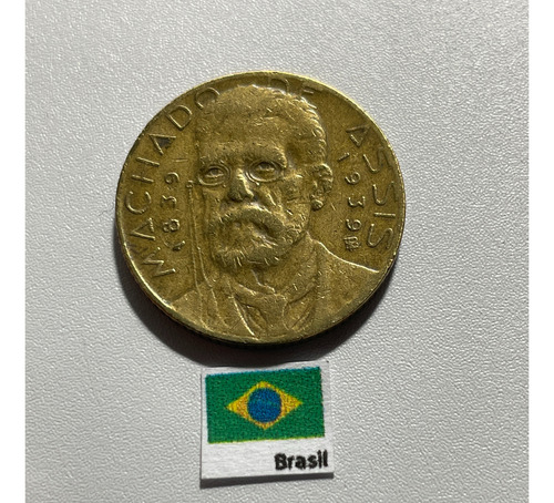 Moeda 500 Réis 1939, Machado De Assis, Brasil Br 405 (Usado)