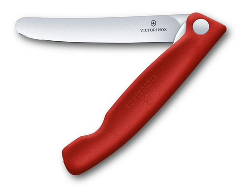Cuchillo Para Verdura Plegable Filo Normal Swiss Classic Roj