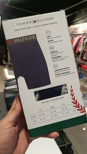 Boxer Tommy Hilfiger 1 Pieza Mod. 6650960016 Color Gris