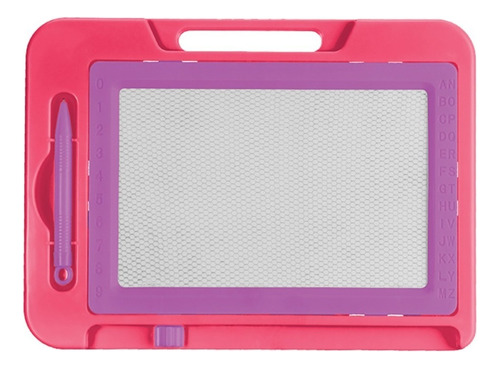 Quadro Mágico Com Caneta Desenho Infantil Colorido Brinquedo Cor Rosa