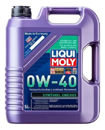 Liqui Moly Synthoil Energy 0w-40 5l