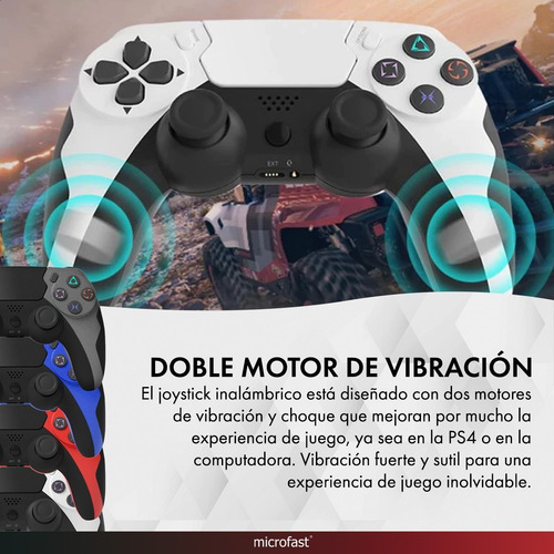 Imagen 3 de 8 de Joystick Inalámbrico P4 / Pc Double Motor Vibration Wireless