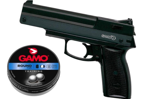 Pistola De Balines 4.5mm Gamo Af 10 De 10 Tiros Cañon Acero