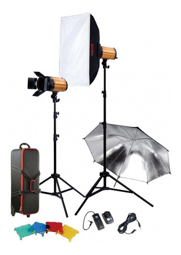 Kit Godox De Estudio 300sdi-e - Trípodes, Paraguas, Radio 