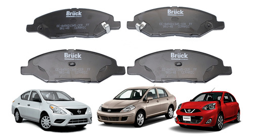 Kit Jgo Balatas Delanteras March Versa Vdrive Tiida Note