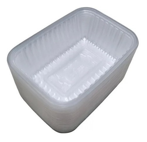 Bandeja Plastica  Descartable 103 Delivery Microondas X 100 