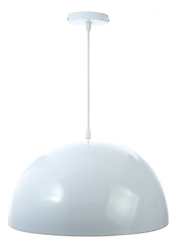 Lámpara Colgante Massima, 15 W, Base E27 Interior, Aluminio Estructura Blanco