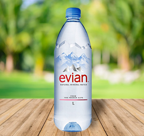 Imagen 4 de 7 de Evian Agua Mineral Sin Gas Caja X12u 1lt.