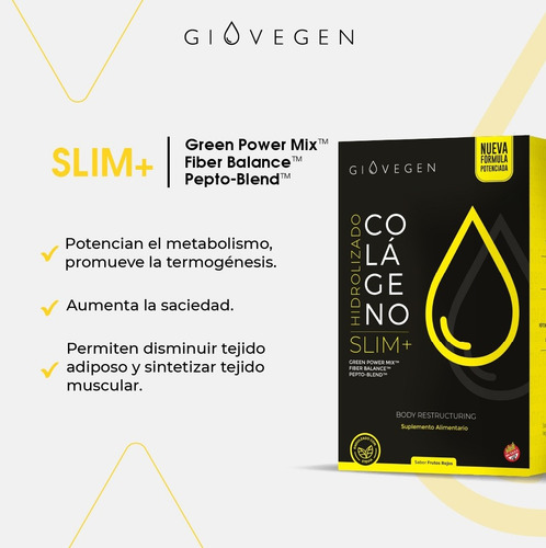 Quemador De Grasa Giovegen Slim Fat Burn